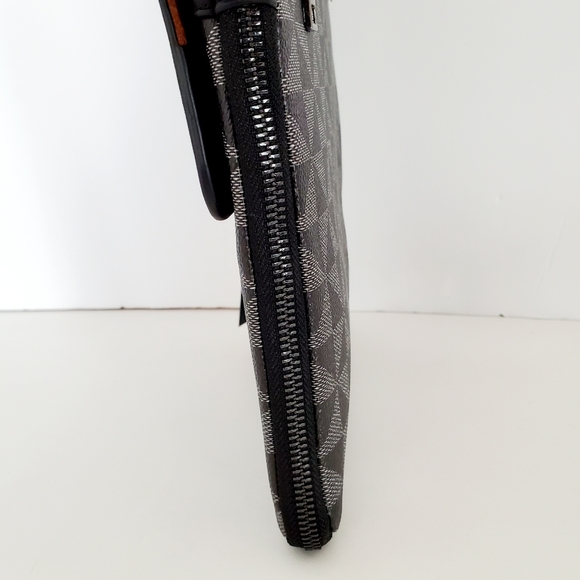 Classic Fashion Men's Black Messenger Expandable Crossbody Shoulder Bag - Picture 7 of 12